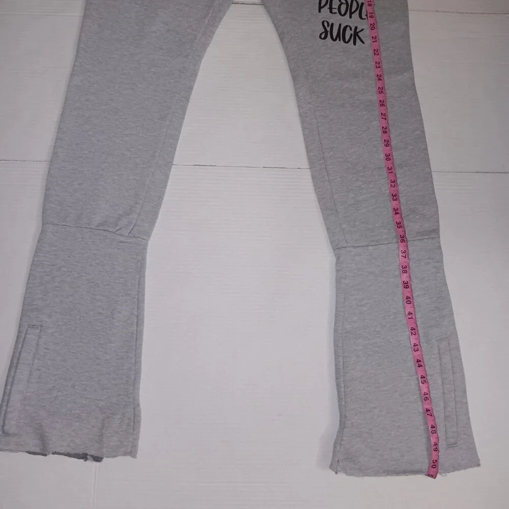 T CREW STACKED MEAN PEOPLE SUCK GRAPHIC SWEATPANTS